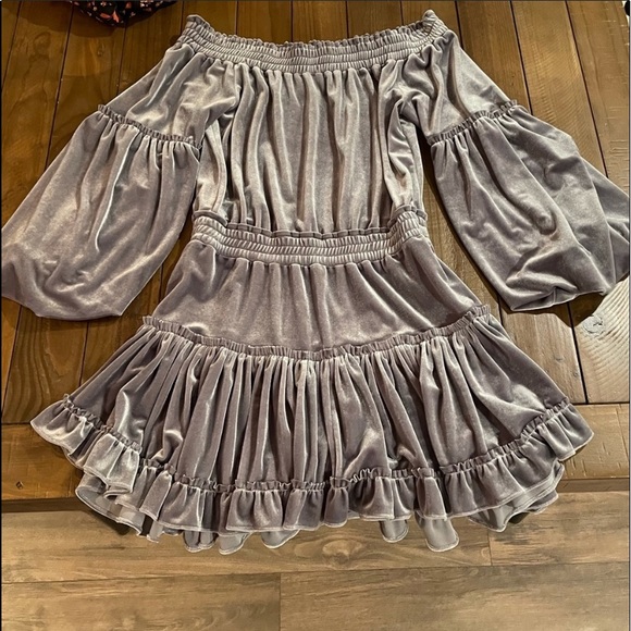 Misa Los Angeles velvet dress - Picture 3 of 4